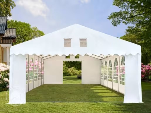 Großes Festzelt 5x10 Meter bei Firmenfeier